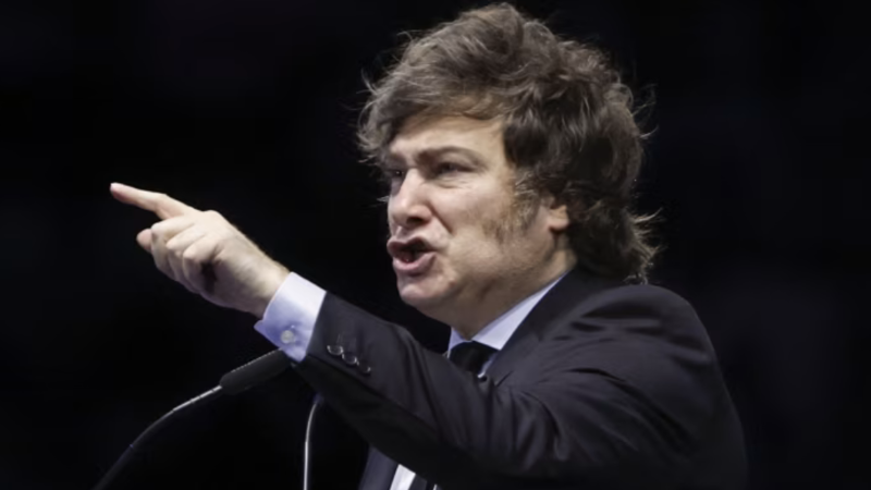 Tổng thống Argentina Javier Milei - Ảnh: EPA/EFE/FT.