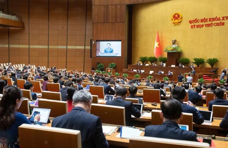 At the ongoing session of the 15th National Assembly.