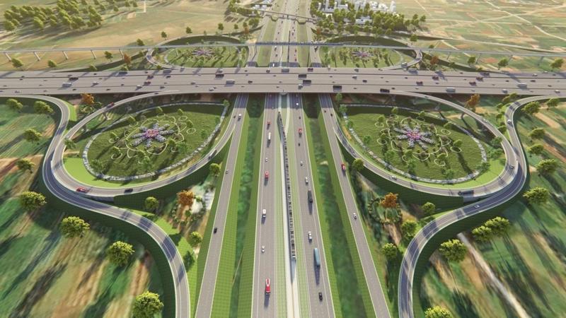 Phối cảnh cao tốc Vành đai 4 - Vùng Thủ đô.