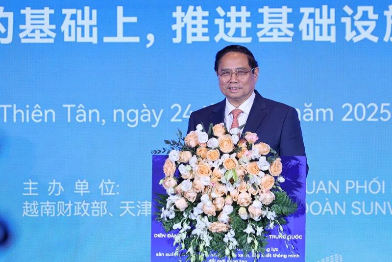 Thủ tướng phát biểu tại diễn đàn - Ảnh: VGP