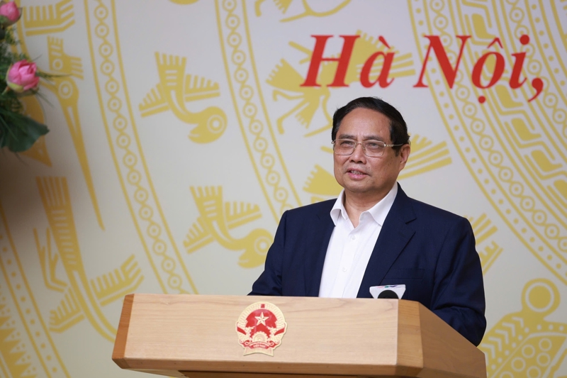 Thủ tướng phát biểu tại hội nghị - Ảnh: VGP