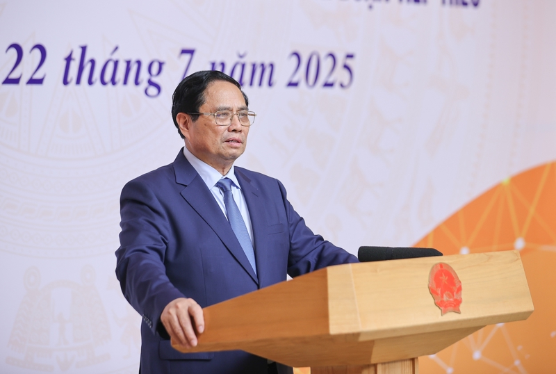 Thủ tướng phát biểu tại hội nghị - Ảnh: VGP