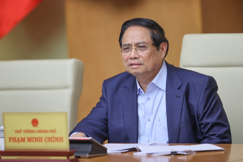 Thủ tướng chủ trì phiên họp - Ảnh: VGP