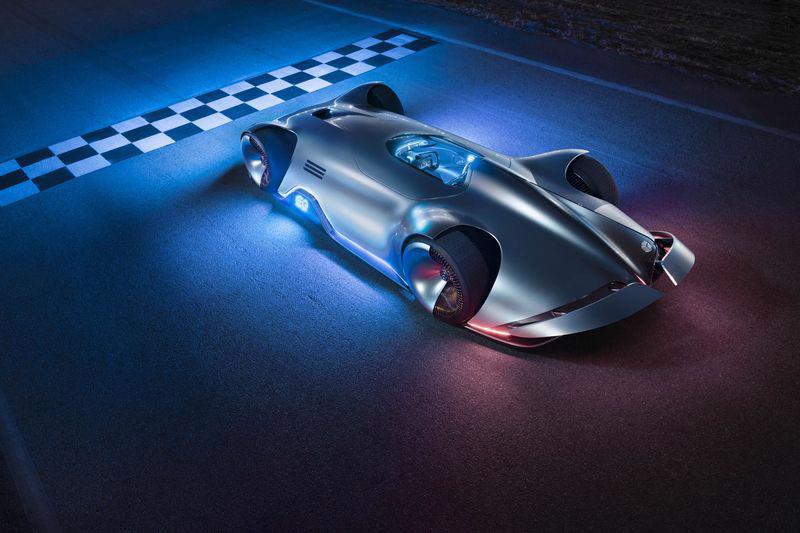 Mercedes ra mắt mẫu xe điện tương lai lấy cảm hứng từ xe đua - Ảnh 1.