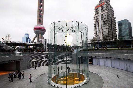 Khám phá gian hàng "xuyên lòng đất" của Apple ở Trung Quốc - Ảnh 1