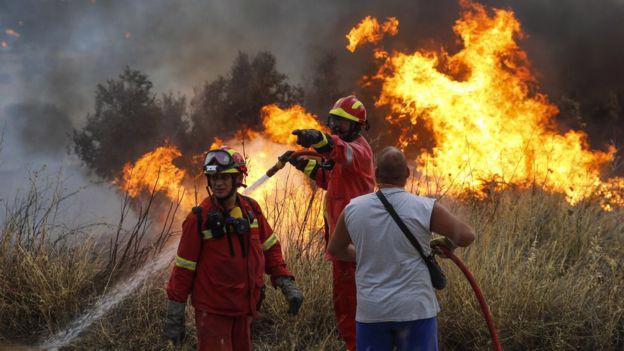 Cháy rừng dữ dội gần thủ đô Hy Lạp, ít nhất 20 người thiệt mạng - Ảnh 1.