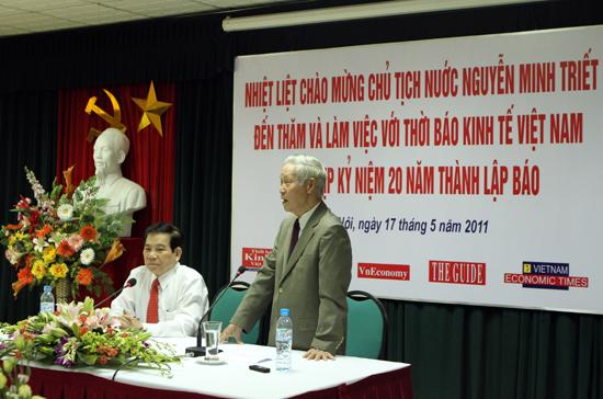 Chủ tịch nước thăm Thời báo Kinh tế Việt Nam - Ảnh 6