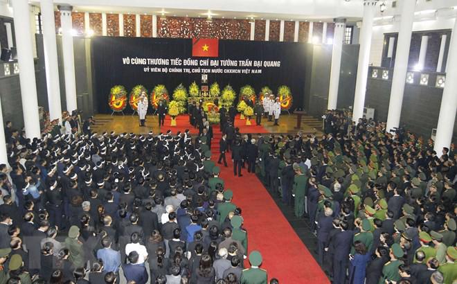 Lễ truy điệu Chủ tịch nước Trần Đại Quang - Ảnh 4.