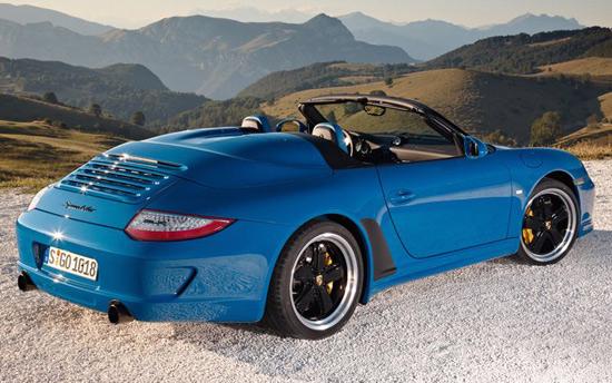 “Tia chớp xanh” Porsche 911 Speedster xuất hiện - Ảnh 4
