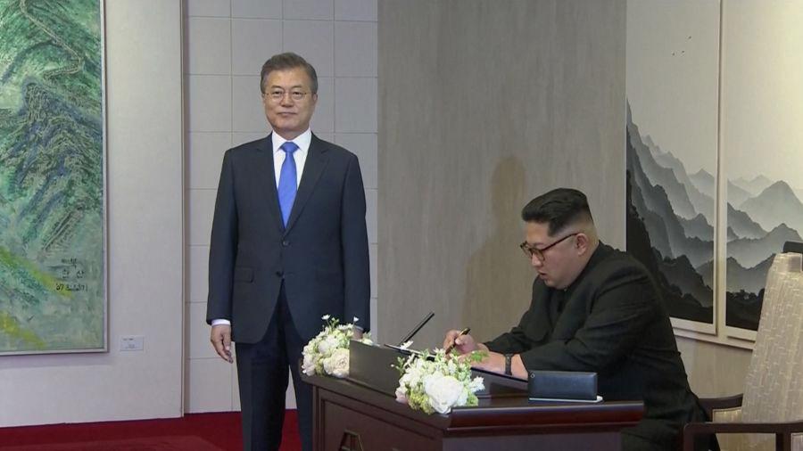 Toàn cảnh cuộc gặp thượng đỉnh lịch sử Hàn-Triều - Ảnh 9.