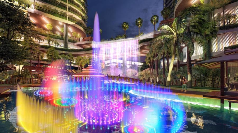 Tổ hợp resort hơn 1 tỷ USD có sông nhân tạo, thác nước và vườn nhiệt đới tiếp cận thềm căn hộ - Ảnh 10.