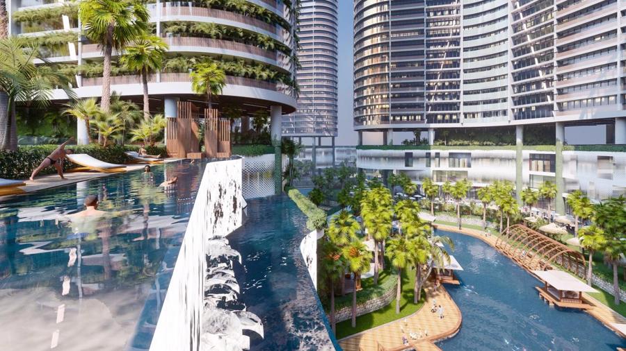 Tổ hợp 16  hồ bơi rộng 4.000 m2 tại dự án  “homes resort” ven công viên Mũi Đèn Đỏ Quận 7 - Ảnh 2.