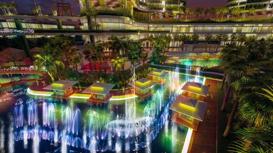 Tổ hợp resort bao quanh bởi cây xanh, mặt nước sắp được triển khai tại Sài Gòn - Ảnh 4.