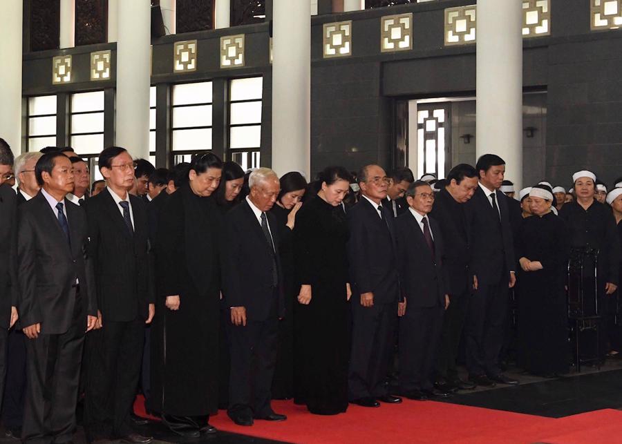 Hình ảnh lễ viếng Chủ tịch nước Trần Đại Quang - Ảnh 9.
