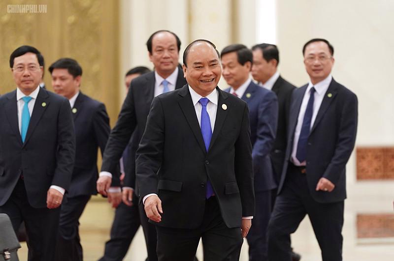 Thủ tướng hội kiến Tổng bí thư, Chủ tịch nước Trung Quốc Tập Cận Bình - Ảnh 1.