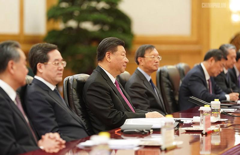 Thủ tướng hội kiến Tổng bí thư, Chủ tịch nước Trung Quốc Tập Cận Bình - Ảnh 4.
