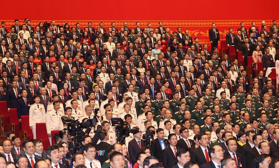 [Ảnh] Lễ khai mạc Đại hội đại biểu toàn quốc lần thứ XIII của Đảng - Ảnh 13.