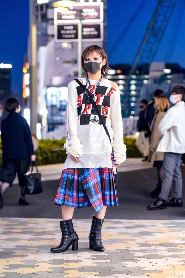 Thời trang đường phố của Tokyo Fashion Week 2021: tinh thần unisex đương đại - Ảnh 1.