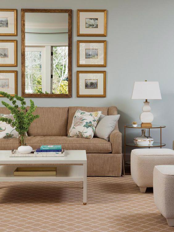 10 ý tưởng độc đáo trang trí phòng khách với thảm trải sàn - Ảnh 8.