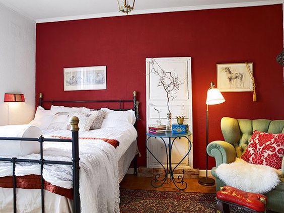 19 thiết kế phòng ngủ với tông đỏ rực rỡ - Ảnh 14.