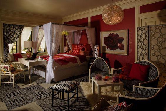 19 thiết kế phòng ngủ với tông đỏ rực rỡ - Ảnh 16.