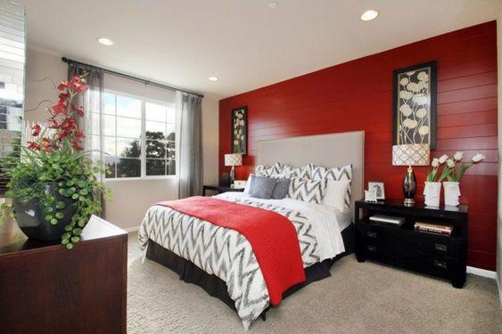 19 thiết kế phòng ngủ với tông đỏ rực rỡ - Ảnh 20.