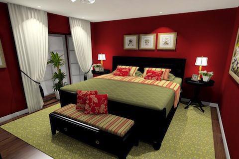 19 thiết kế phòng ngủ với tông đỏ rực rỡ - Ảnh 1.
