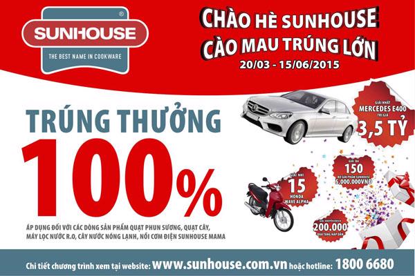 Tham gia 'Chào hè Sunhouse' trúng thưởng Honda Wave Alpha - Ảnh 1
