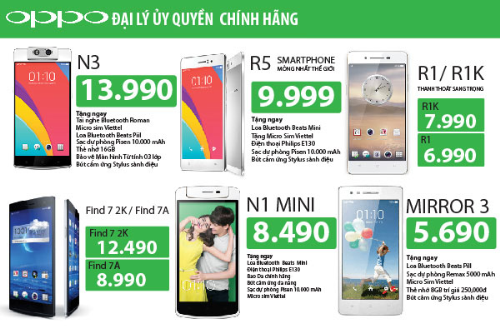 Tuần vàng OPPO - Mua điện thoại, nhận OPPO N1 mini - Ảnh 2