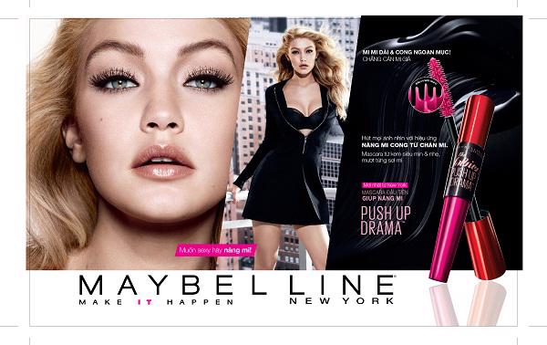 Maybelline New York ra mắt dòng mascara mới: Push Up Drama - Ảnh 2.