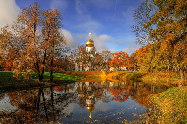 Ngắm mùa thu vàng ở cố đô của nước Nga - Ảnh 1.