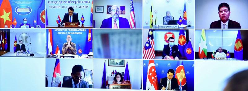 Đối thoại ASEAN - Mỹ thường ni&ecirc;n lần thứ 34 ng&agrave;y 6/5 - Ảnh: Bộ Ngoại giao