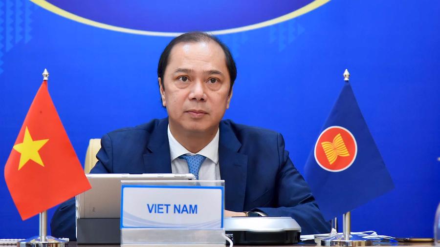 Thứ trưởng Ngoại giao Nguyễn Quốc Dũng,  Trưởng SOM ASEAN Việt Nam - Ảnh: Bộ Ngoại giao.