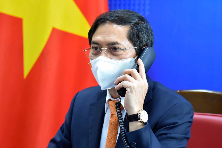 Bộ trưởng Ngoại giao B&ugrave;i Thanh Sơn - Ảnh: Bộ Ngoại giao