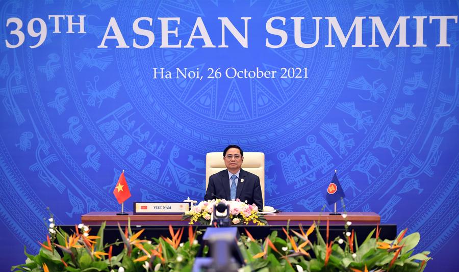 Thủ tướng Phạm Minh Ch&iacute;nh ph&aacute;t biểu tại hội nghị - Ảnh: VGP