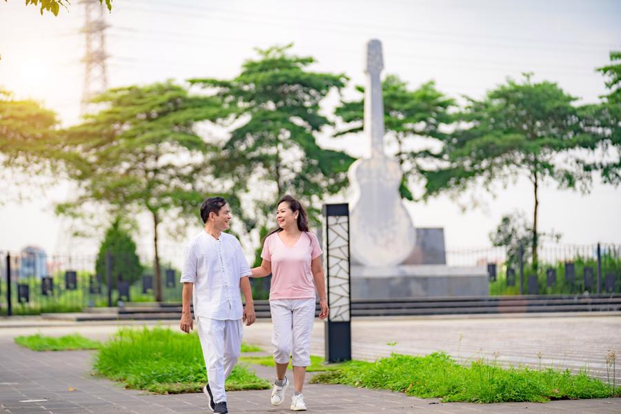 Kh&ocirc;ng gian xanh trong l&agrave;nh tại C&ocirc;ng vi&ecirc;n &Acirc;m nhạc.