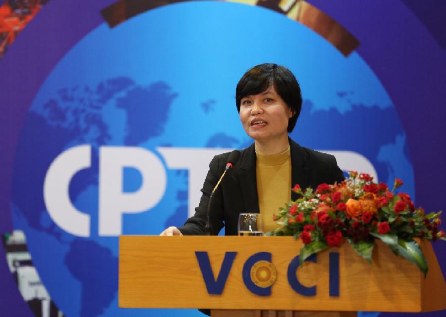 Bà Nguyễn Thị Thu Trang, Giám đốc Trung tâm WTO và hội nhập (VCCI).