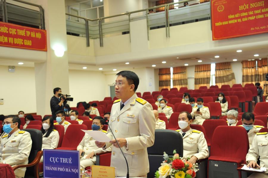 &Ocirc;ng Mai Sơn, Cục Trưởng Cục Thuế TP. H&agrave; Nội.