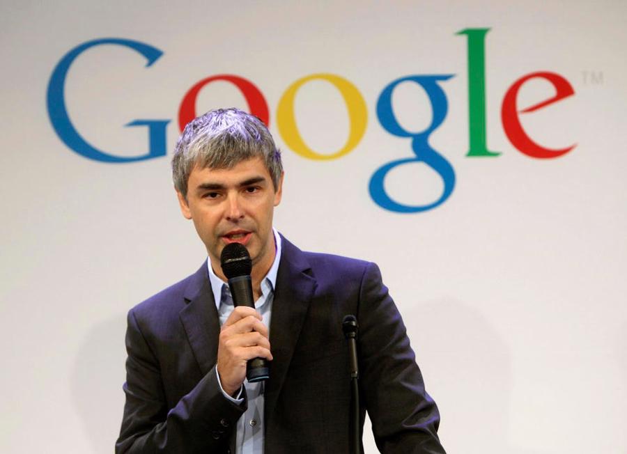 Nh&agrave; đồng s&aacute;ng lập Google Larry Page - Ảnh: AP