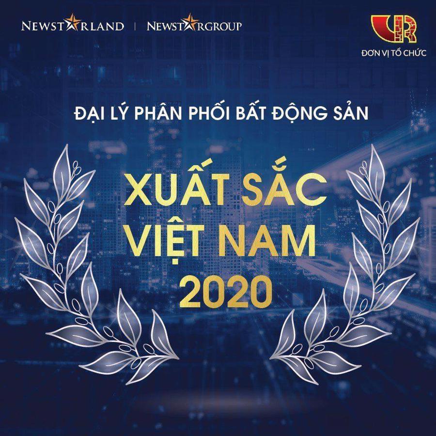Năm 2021, NewstarLand nhận được giải thưởng đại l&yacute; ph&acirc;n phối bất động sản xuất sắc năm 2020 của Hội m&ocirc;i giới bất động sản Việt Nam.