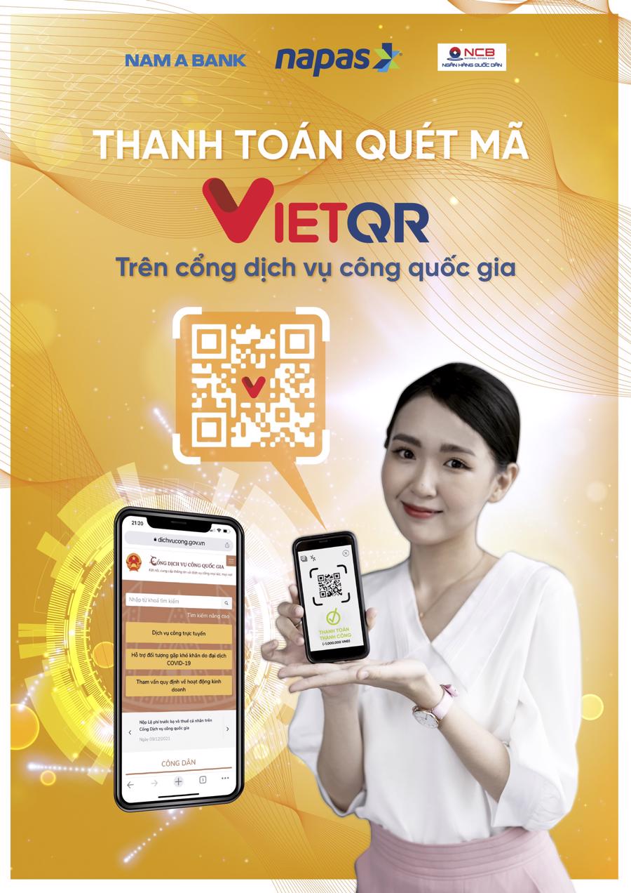Nam A Bank tiên phong triển khai thanh toán bằng mã VietQR - Ảnh 1