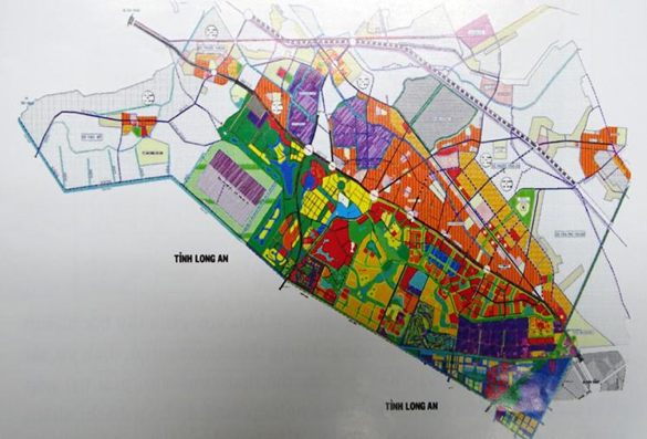 Bản đồ quy hoạch cũ của khu đ&ocirc; thị T&acirc;y Bắc, TP.HCM - Nguồn: UBND TP.HCM.