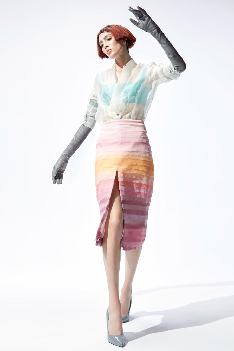 BST Haute Couture của NTK gốc Việt được khen ngợi tại New York Fashion Week 2022 - Ảnh 10