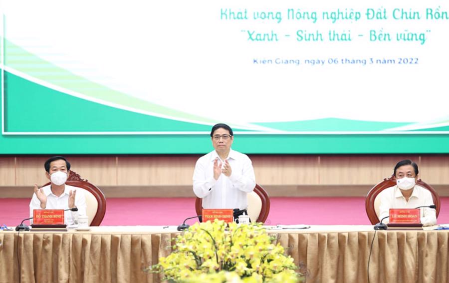 Thủ tướng Phạm Minh Ch&iacute;nh: "Để Đồng bằng s&ocirc;ng Cửu Long ph&aacute;t triển th&igrave; trước hết&nbsp;cần phải c&oacute; thể chế".