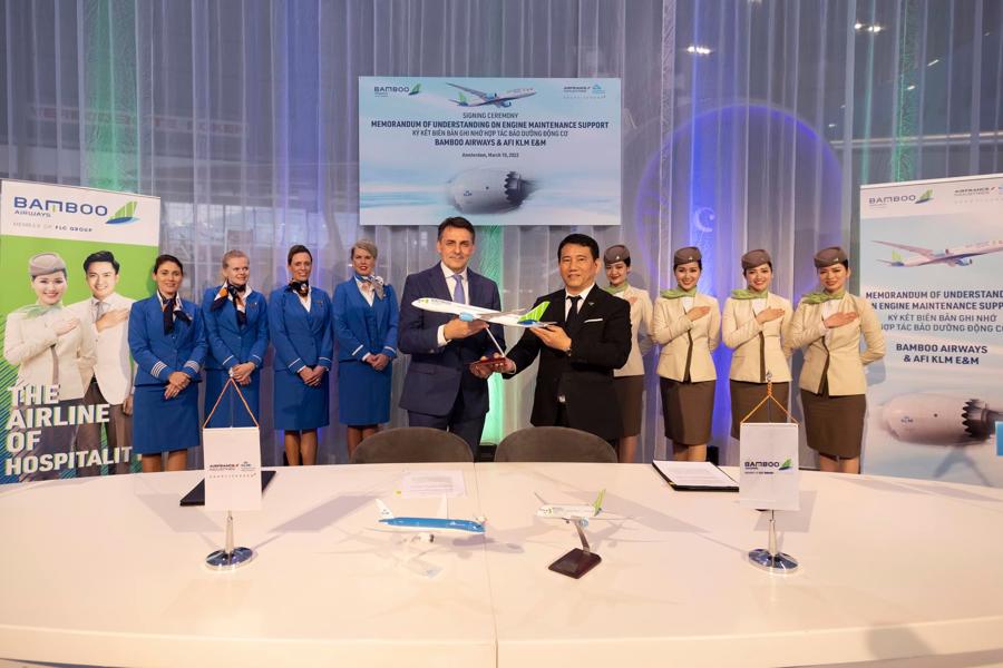 Bamboo Airways ký thoả thuận hợp tác với Công ty kỹ thuật và bảo dưỡng máy bay hàng đầu thế giới - Ảnh 1