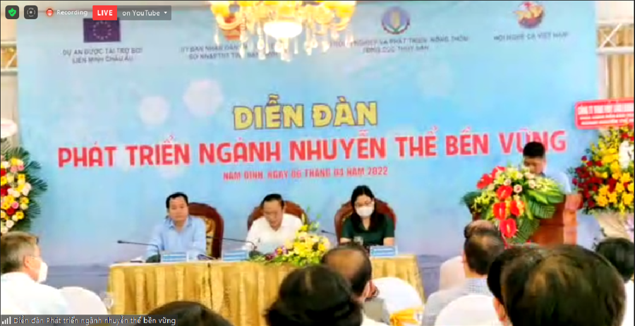 Hội nghị diễn ra tại Nam Định, chiều 6/4/2022.