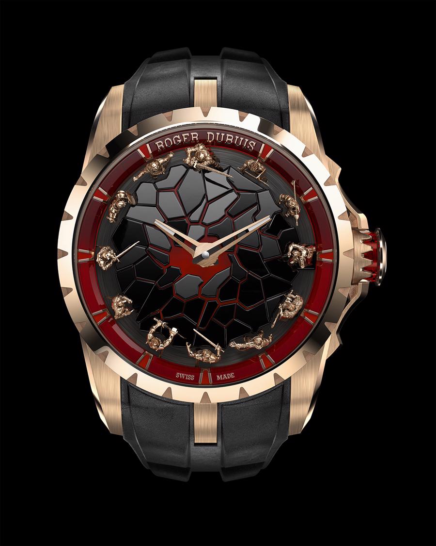 Đồng hồ Hiệp sĩ bàn tròn của Roger Dubuis: phiên bản vàng hồng gây ấn tượng mạnh - Ảnh 1