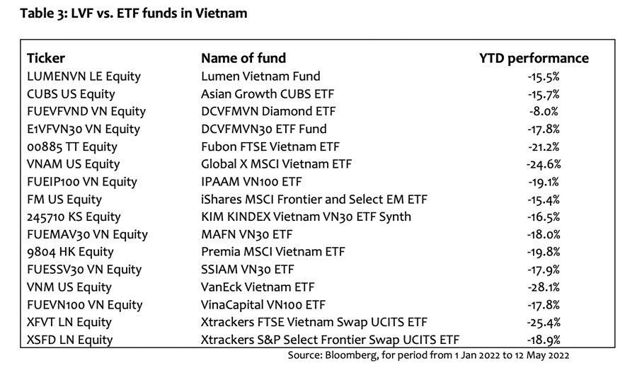 16 ETF báo lỗ tại Việt Nam, có quỹ ngoại hiệu suất âm gấp 2 lần mức giảm VN-Index - Ảnh 1