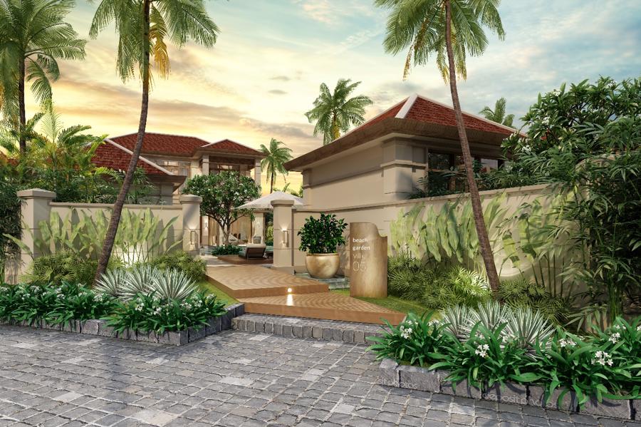 Không gian xanh với mật độ cây xanh mặt nước cao là điểm đặc trưng thu hút của Fusion Resort & Villas Đà Nẵng.