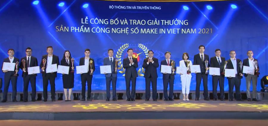Trao giải thưởng sản phẩm c&ocirc;ng nghệ số Make In Vietnam 2021